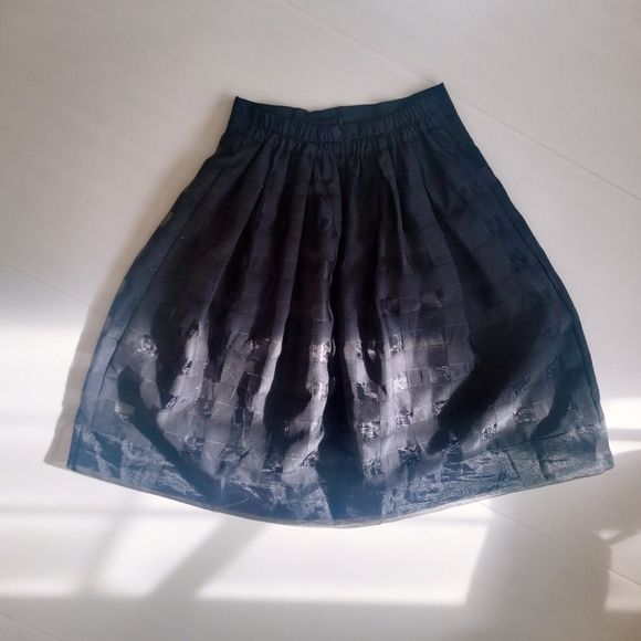 🍋2 for $20🍋Black Organza skirt Small - Picture 5 of 8